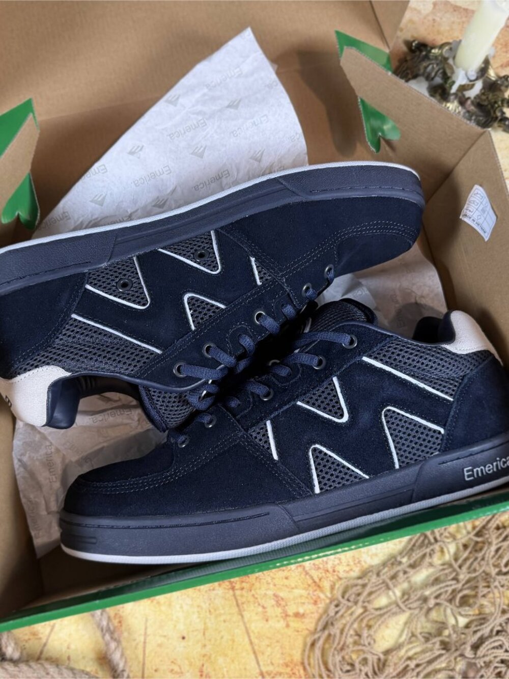 Emerica OG-1 "MJ1" Reissue - Navy/White - Men's 12